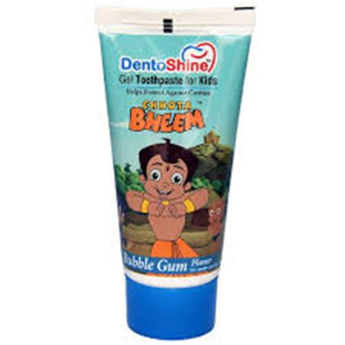 DENTOSHINE BUBBLE GUM TOOTH PASTE 80Gm.